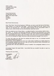 Heiko Luetten Letter